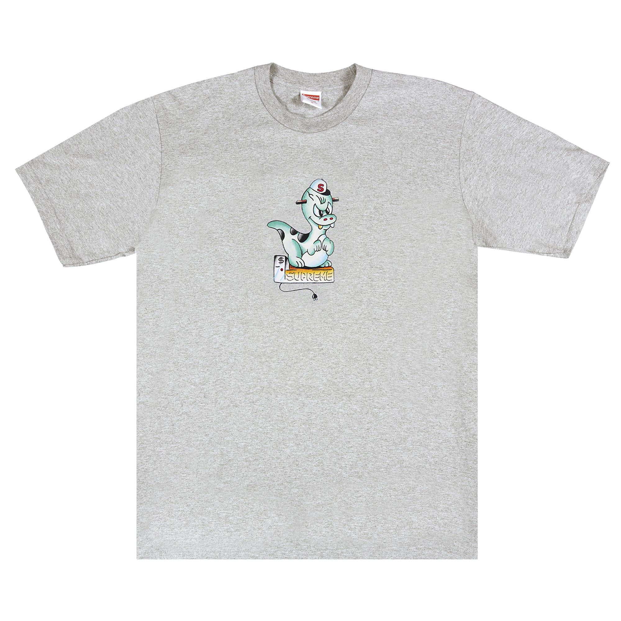 Supreme Dinosaur Tee 'Heather Grey' | Men's Size M