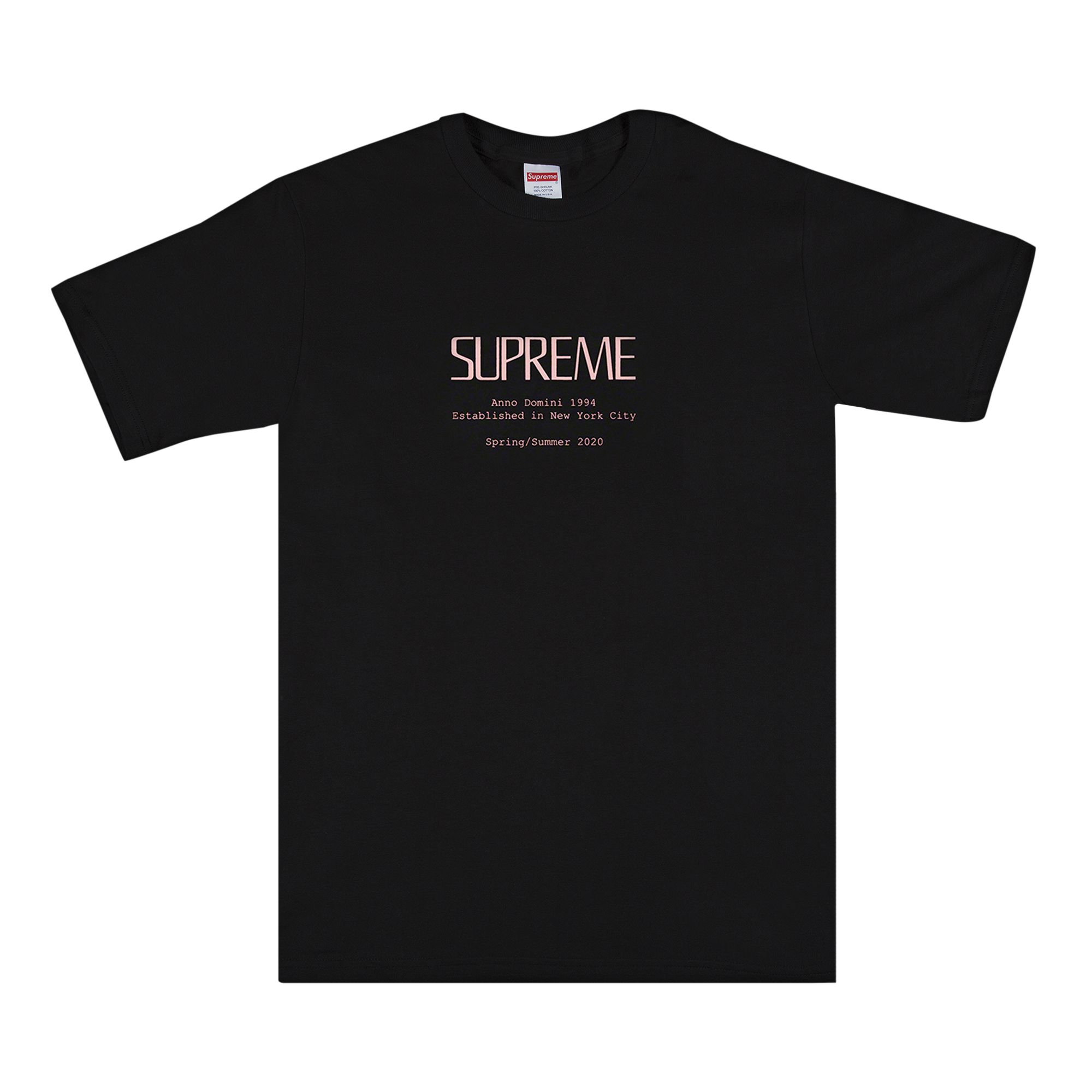 Supreme Anno Domini Tee 'Black' | Men's Size L