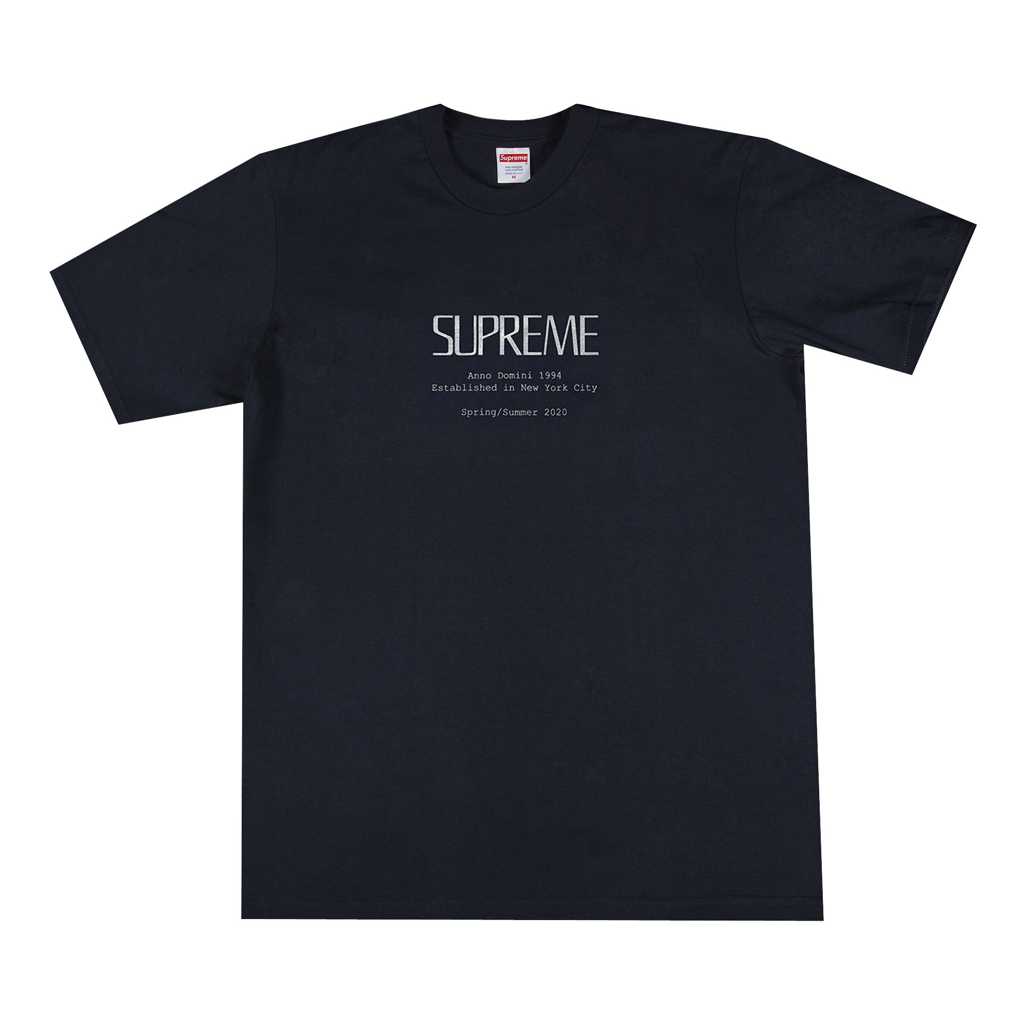 Supreme Anno Domini Tee 'Navy' | Blue | Men's Size XL