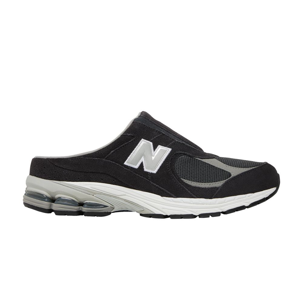 Pre-owned New Balance 2002r Mule 'phantom Marblehead' In Black