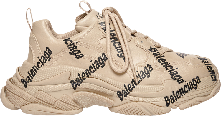 Balenciaga Women's Triple S Logotype Sneakers