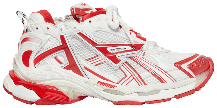 Balenciaga Runner Sneaker White Red