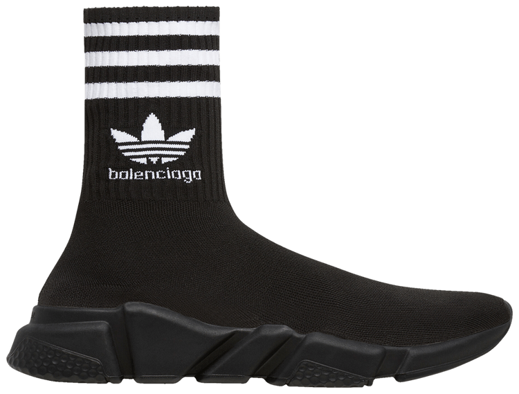 スニーカー BALENCIAGA Women Sneakers 717589 WBDV1 1009 Black Buy Adidas x Balenciaga Wmns Speed Sneaker 'Black' - 717589