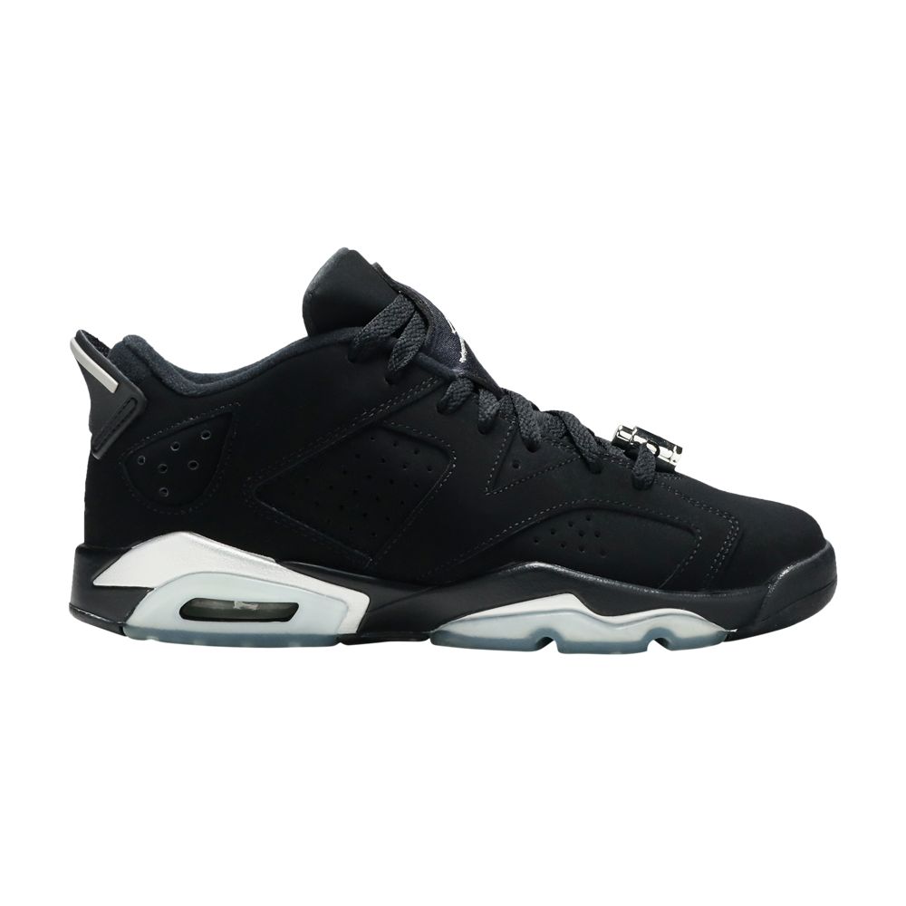 Air Jordan 6 Retro Low BG 'Chrome' | Black | Kid's Size 4.5