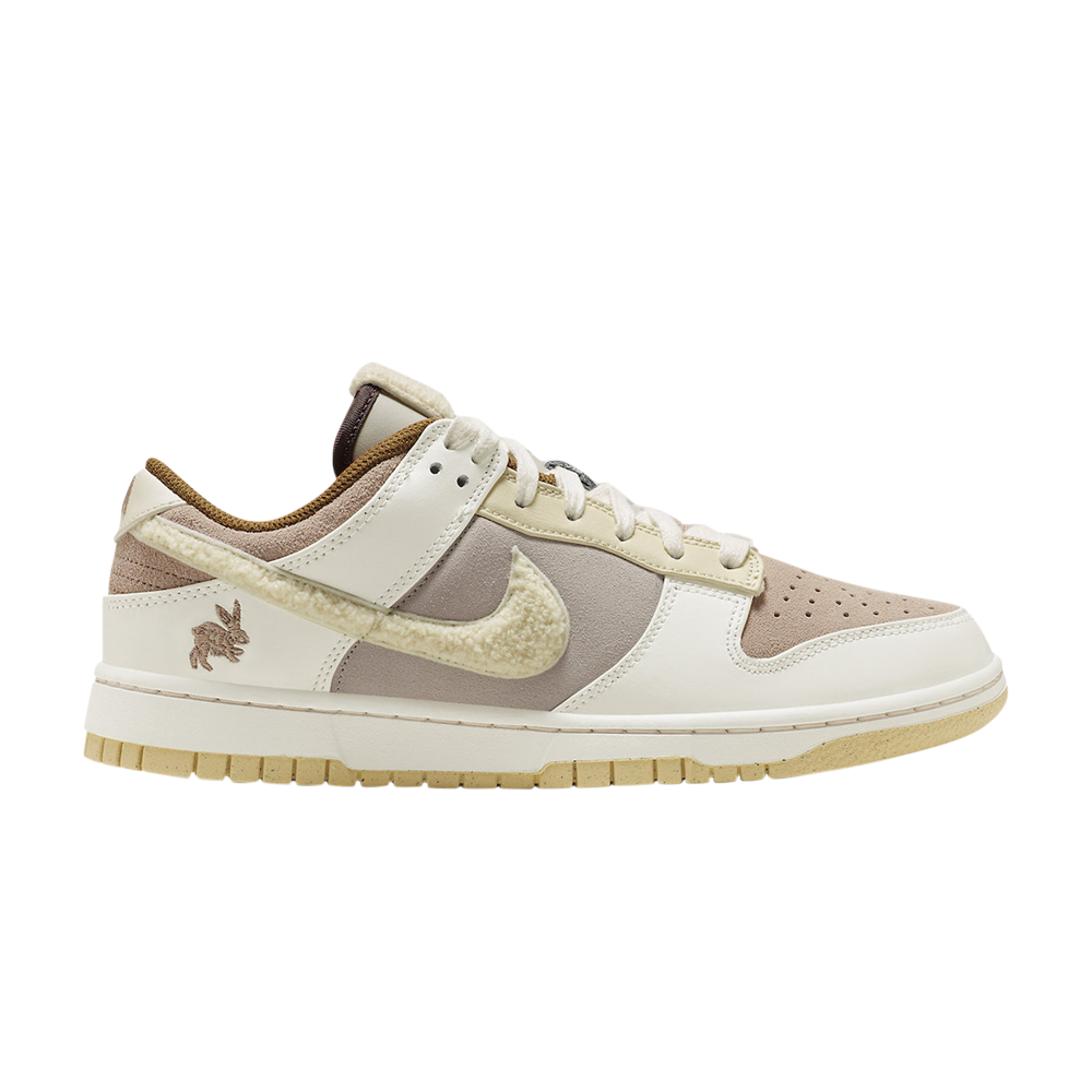 Pre-owned Nike Dunk Low 'year Of The Rabbit - Fossil Stone' In Brown