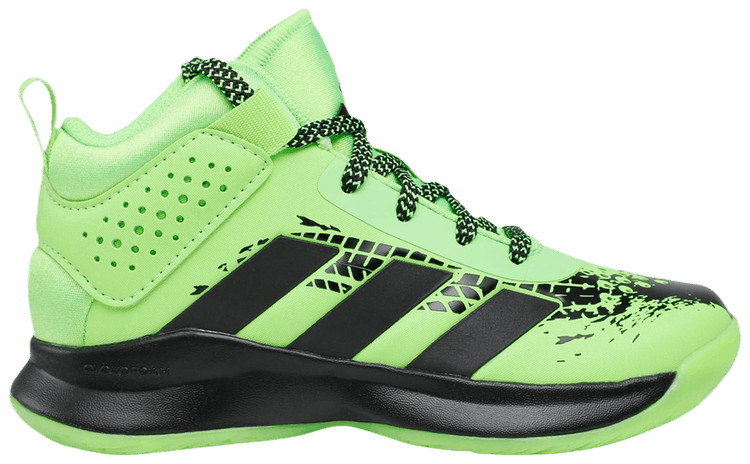 Adidas Cross Em Up 5 Wide J Team Solar Green Black