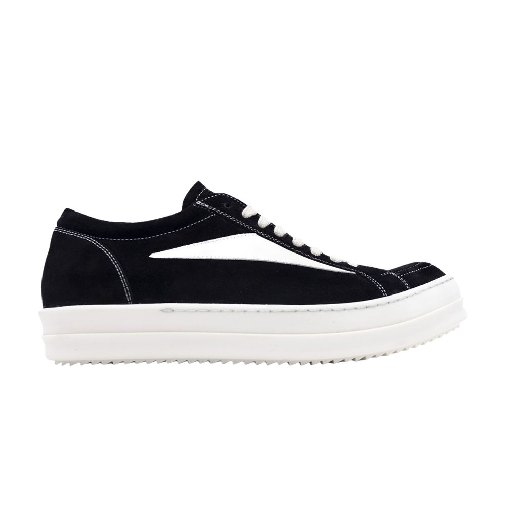 Pre-owned Rick Owens Wmns Edfu Suede Leather Vintage Low 'black Milk' | Women's Size 38
