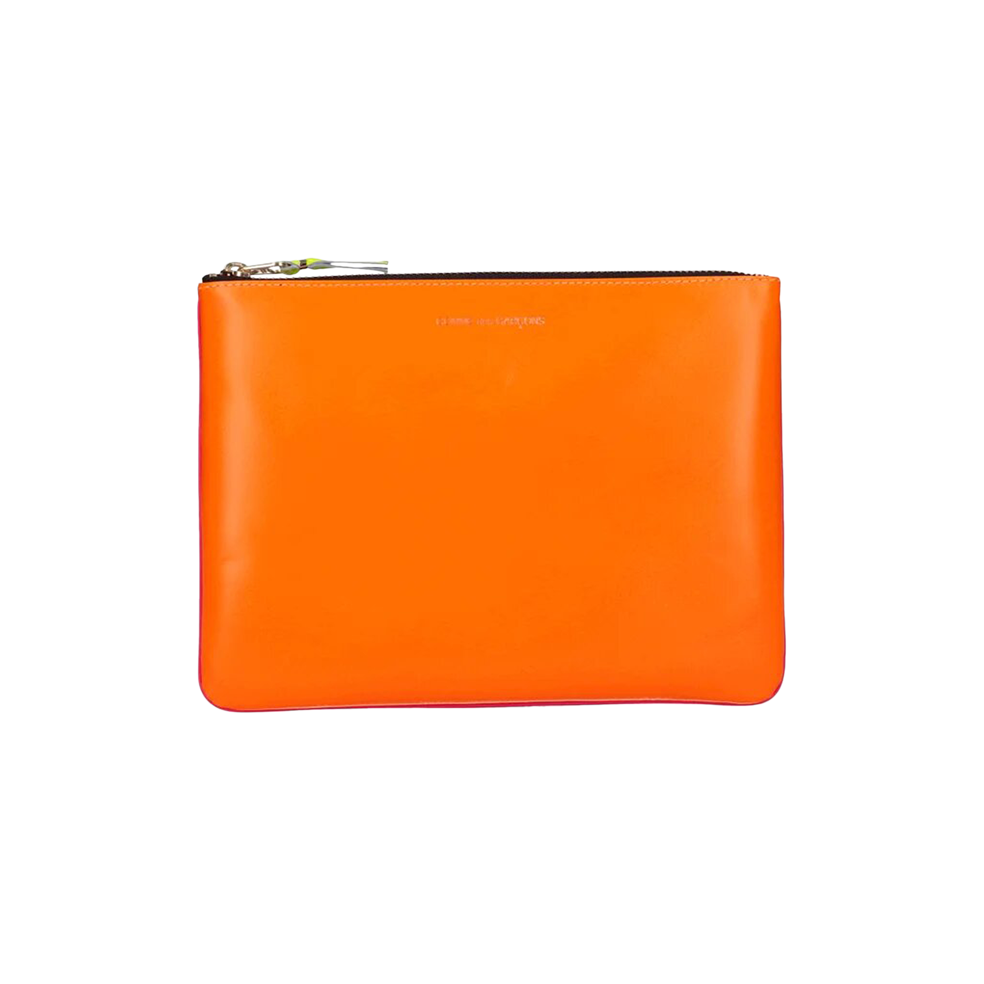 Pre-owned Comme Des Garçons Wallet Super Fluo Wallet 'orange/pink'