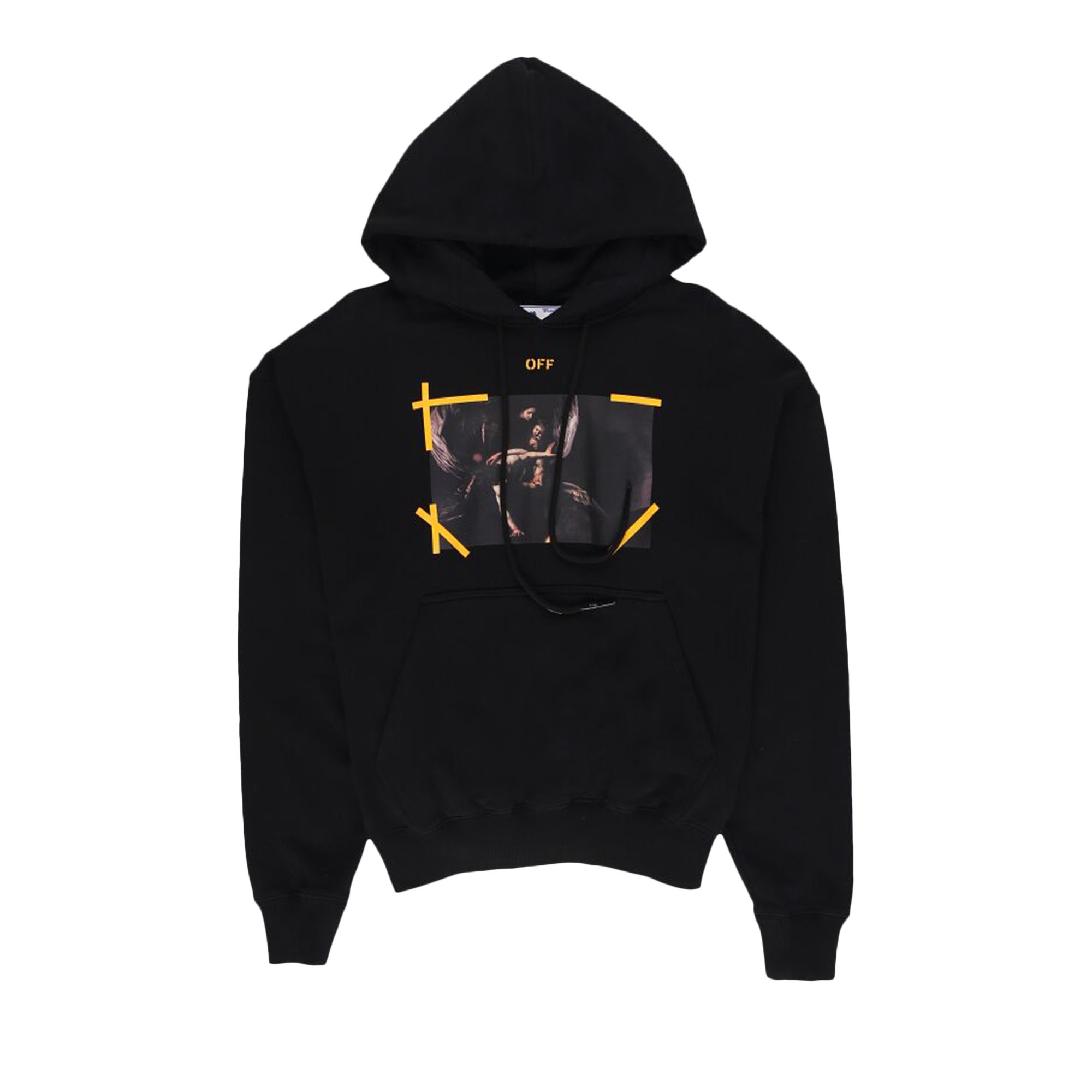 Pre-owned Off-white Arrow Caravaggio Skate Hood 'black'