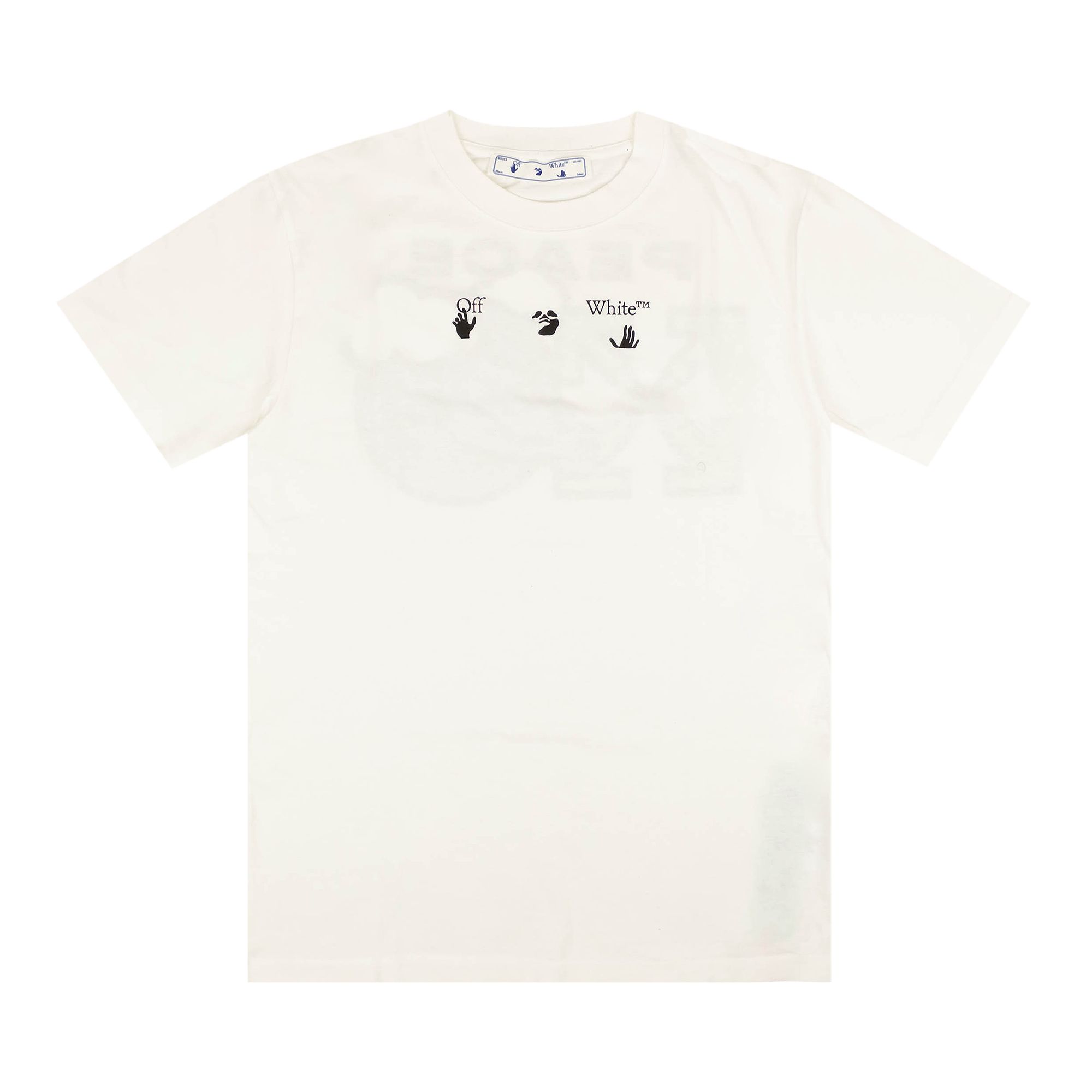 Off-White Worldwide Peace Slim Tee 'White' | Men's Size S