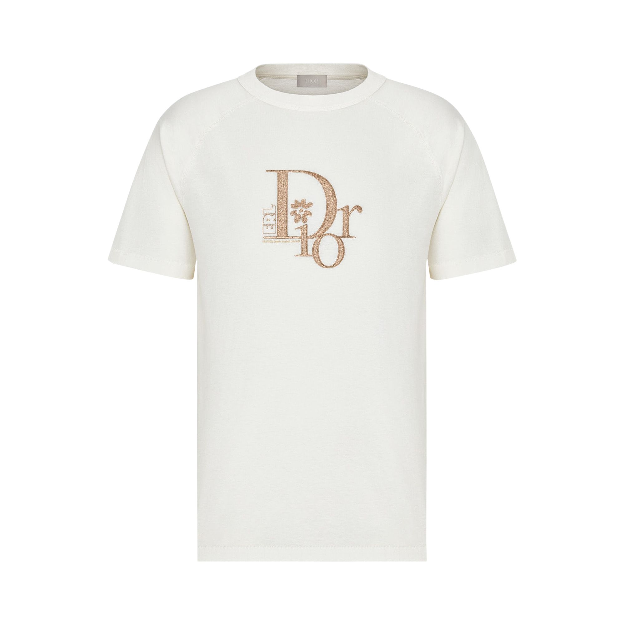 Pre-owned Dior X Erl Relaxed Fit T-shirt 'white' | Men's Size Xl