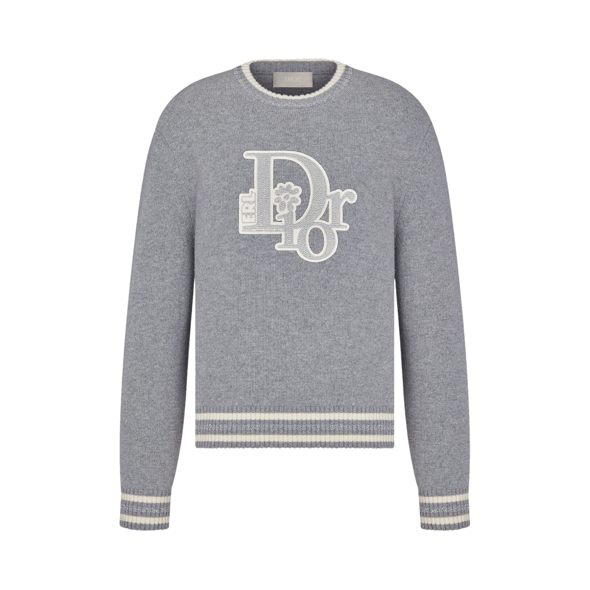 Pre-owned Dior X Erl Sweater 'grey' | Men's Size M In Gray