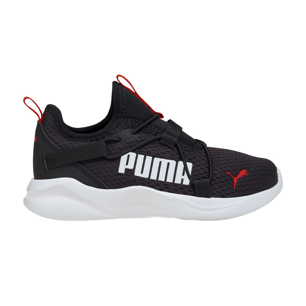 Puma SoftRide Rift Pop Little Kid 'Black High Risk Red' | Kid's Size 10.5 - 194774-01