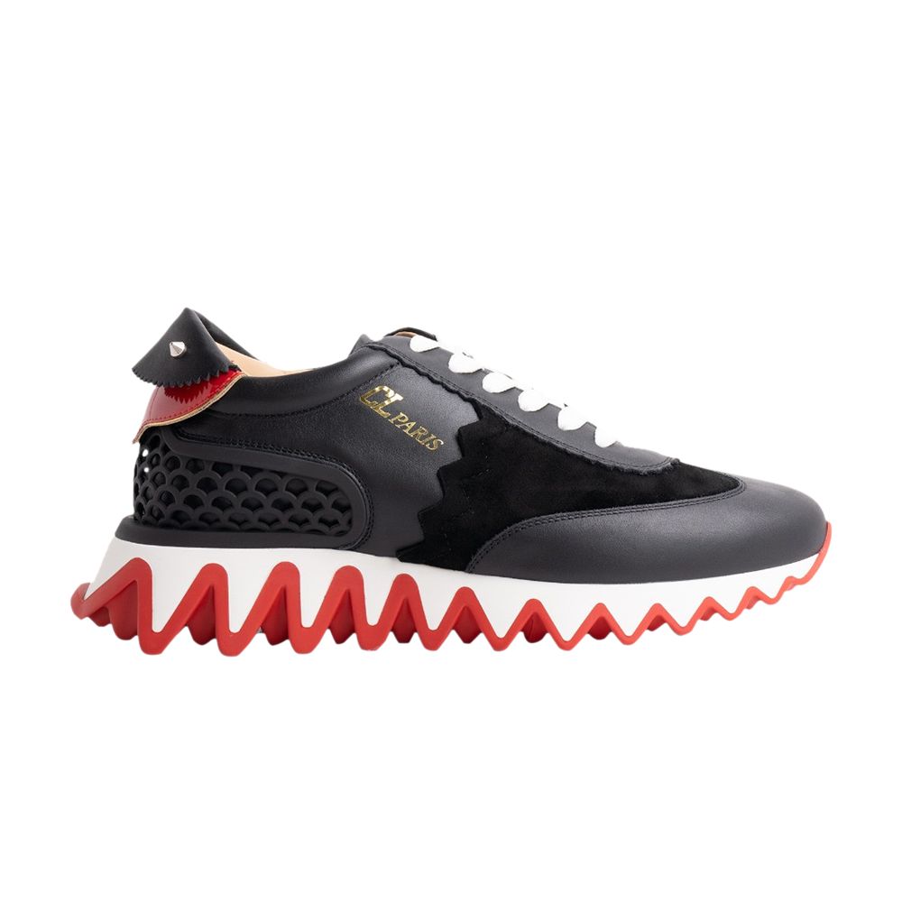 Pre-owned Christian Louboutin Wmns Loubishark 'black Red' | Women's Size 35
