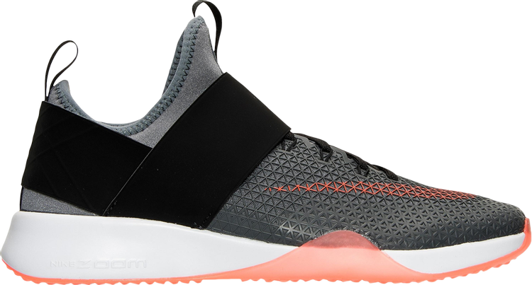 Wmns Air Zoom Strong 'Cool Grey Total Crimson'