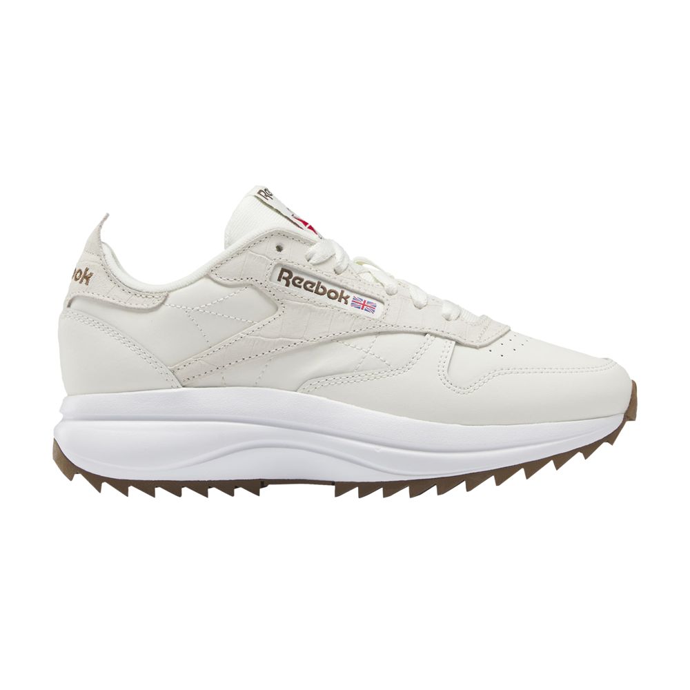 Pre-owned Reebok Wmns Classic Leather Sp Extra 'animal Print - Chalk White' In Cream