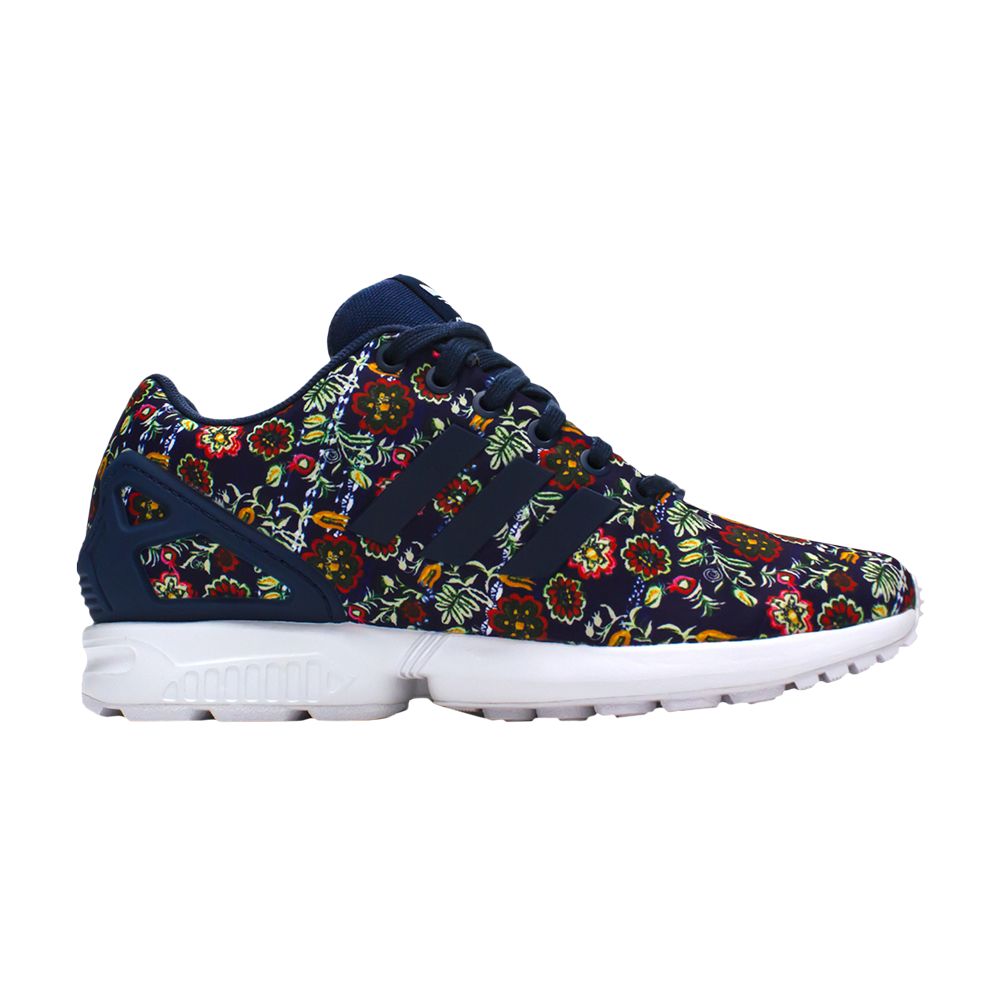 adidas The FARM Company x Wmns ZX Flux 'Floral' | Blue | Women's Size 5.5 - S76595