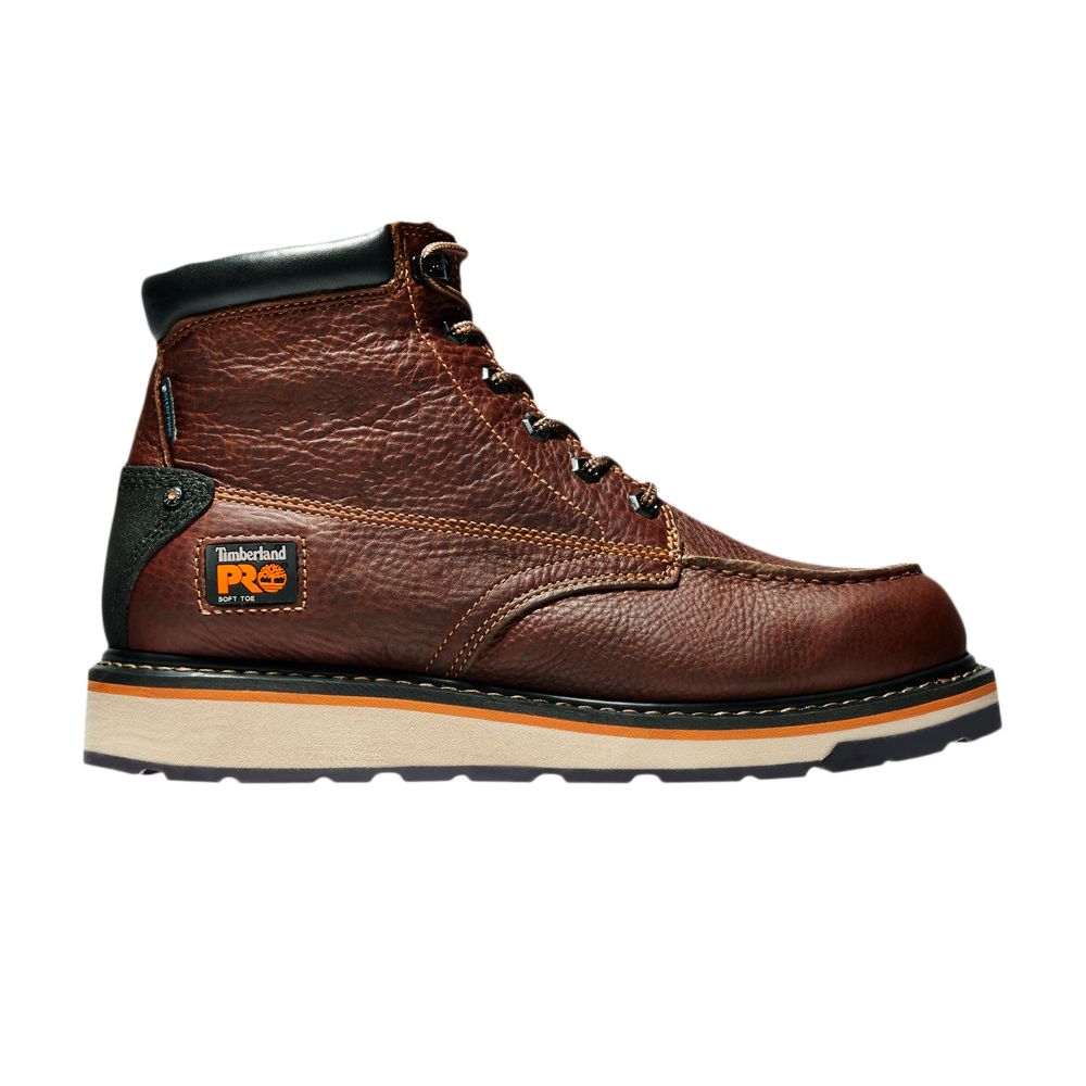 Timberland 6 Inch Gridworks Waterproof Work Boot 'Red Brown' | Men's Size 9 - TB0A1KRQ-214