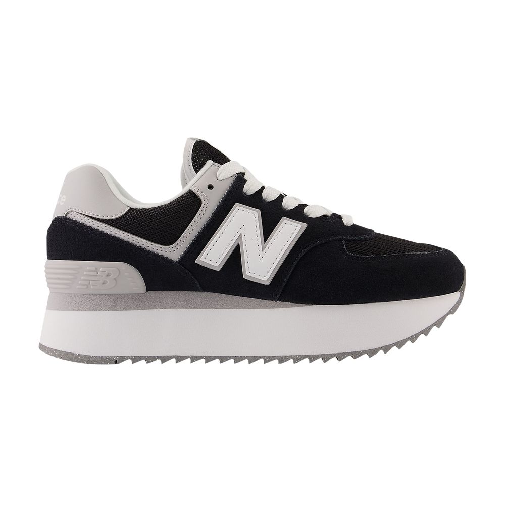 NEW BALANCE WMNS 574+ 'BLACK WHITE'