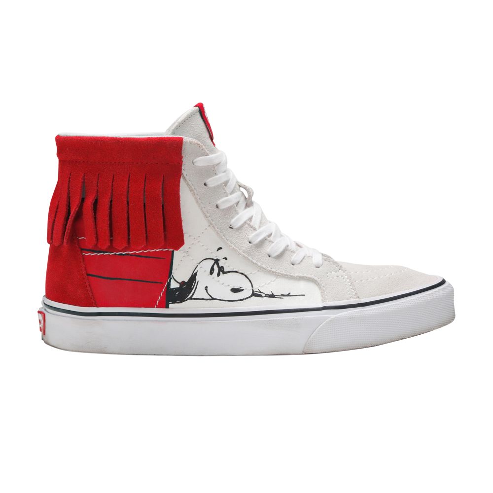 Vans Peanuts x Sk8-Hi Moc 'Dog House' | Tan | Men's Size 4.5