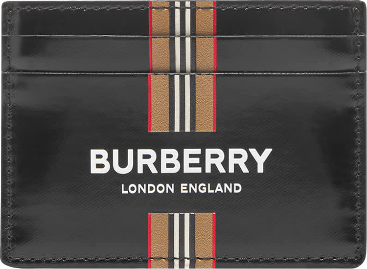 Burberry Vintage Check leather cardholder, Neutrals