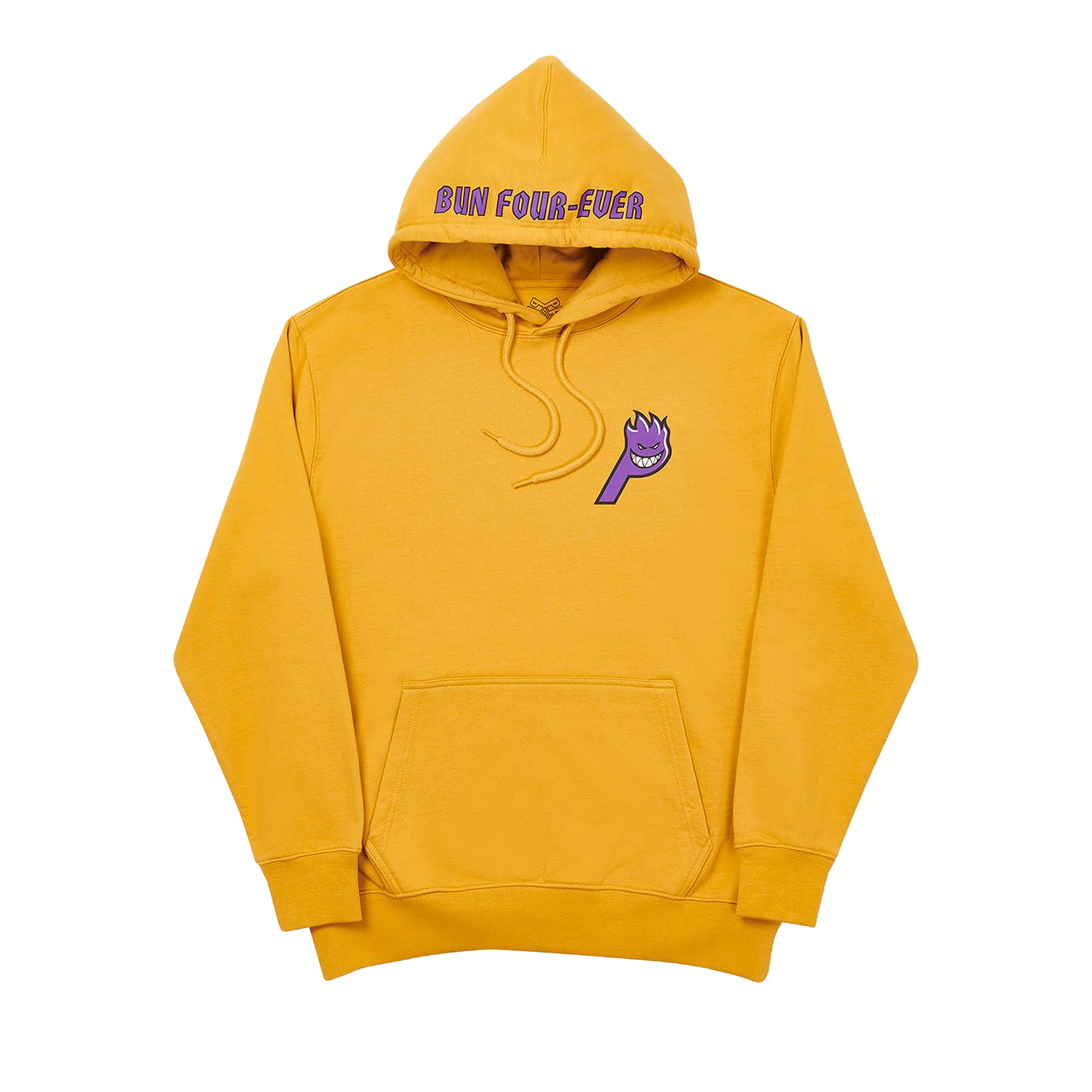 Pre-owned Palace X Spitfire Live To Bun Hood 'camel' In Yellow
