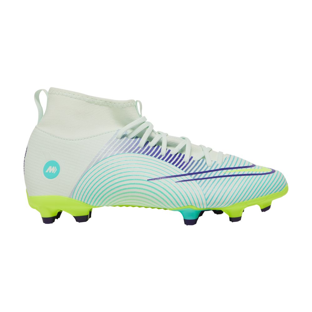 Pre-owned Nike Mercurial Superfly 8 Academy Mg Gs 'dream Speed - Barely Green Electro Purple' | Kid's Size 4