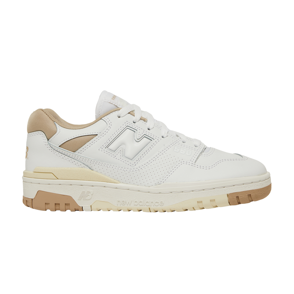 Pre-owned New Balance Wmns 550 'white Raw Cashew'