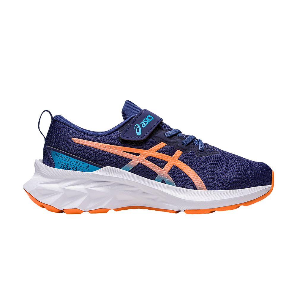 Asics Novablast 2 PS 'Indigo Blue Sun Peach' | Kid's Size 10 - 1014A236-402
