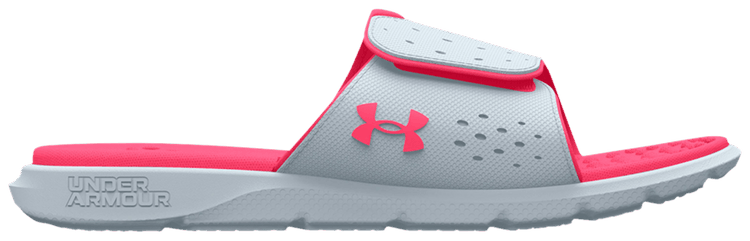 Under Armour Ignite Pro Slide GS Halogen Blue Pink Shock