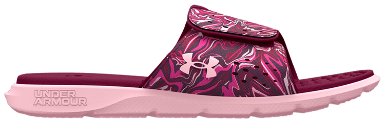 Under Armour Ignite Pro Graphic Strap Slide GS Charged Cherry Marble