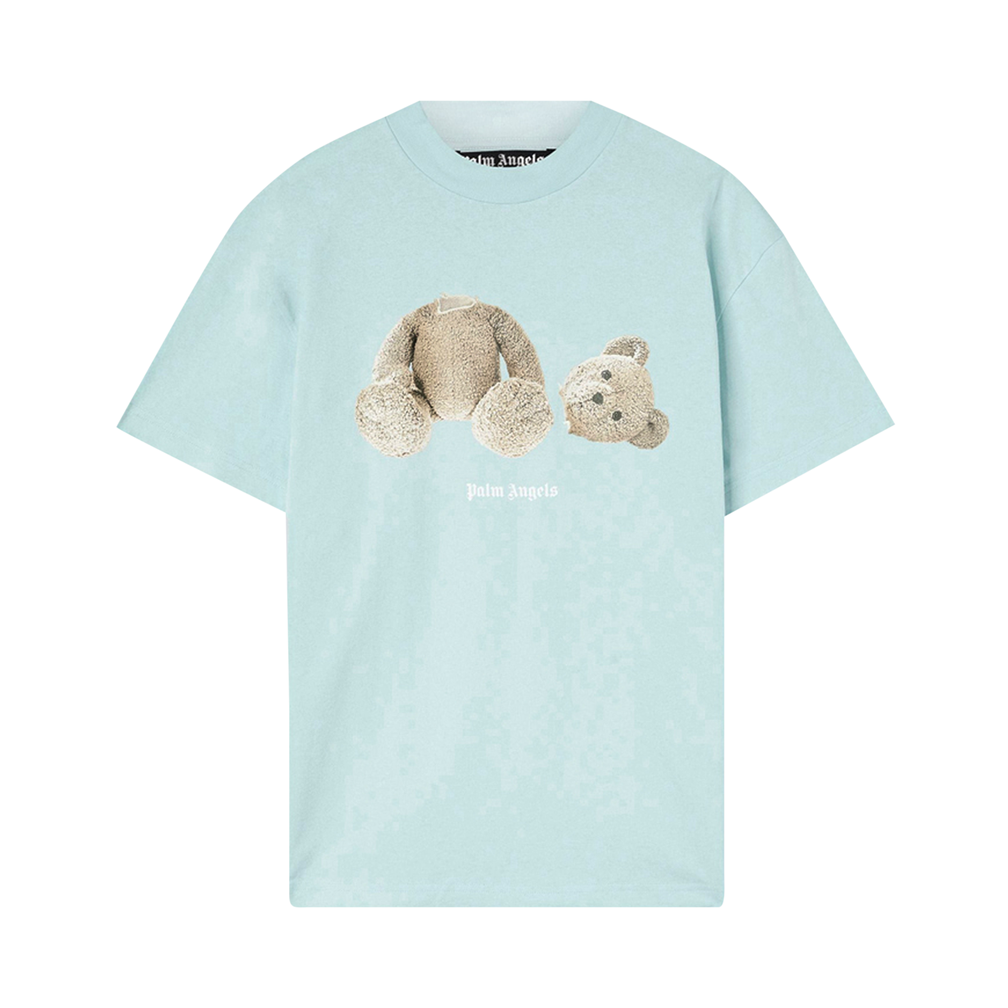 Pre-owned Palm Angels Pa Bear Classic Tee 'light Blue/brown'