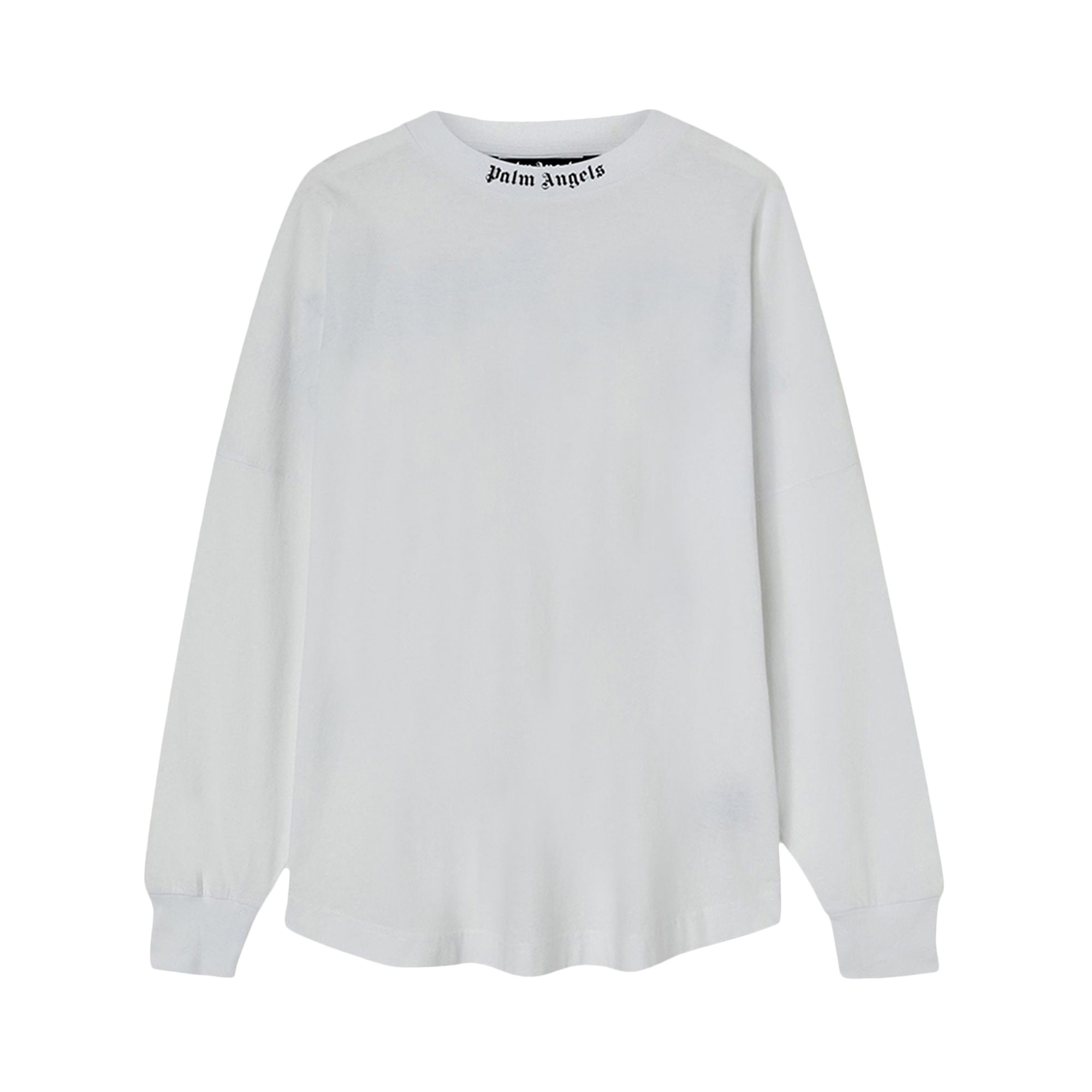Palm Angels Classic Logo Long-Sleeve 'White/Black' | Men's Size XS