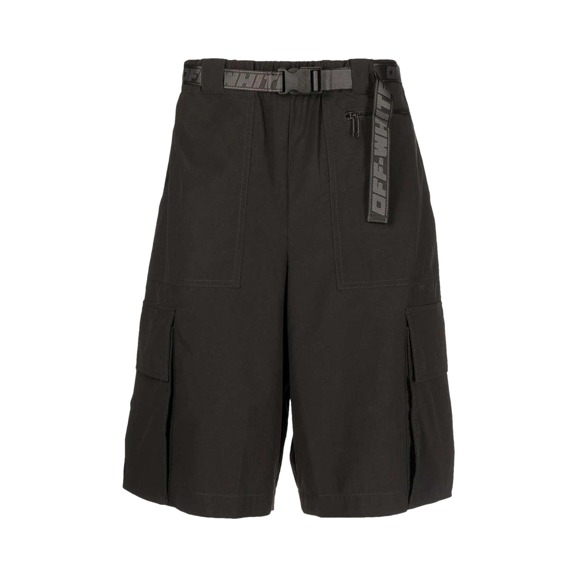 Pre-owned Off-white Industrial Cargo Shorts 'dark Grey'
