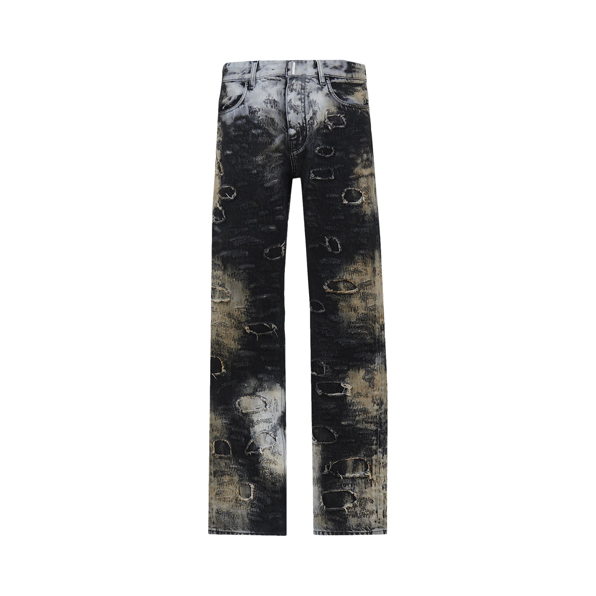 Pre-owned Givenchy Straight Fit 5 Pocket Trousers 'black/beige' | Men's Size 36