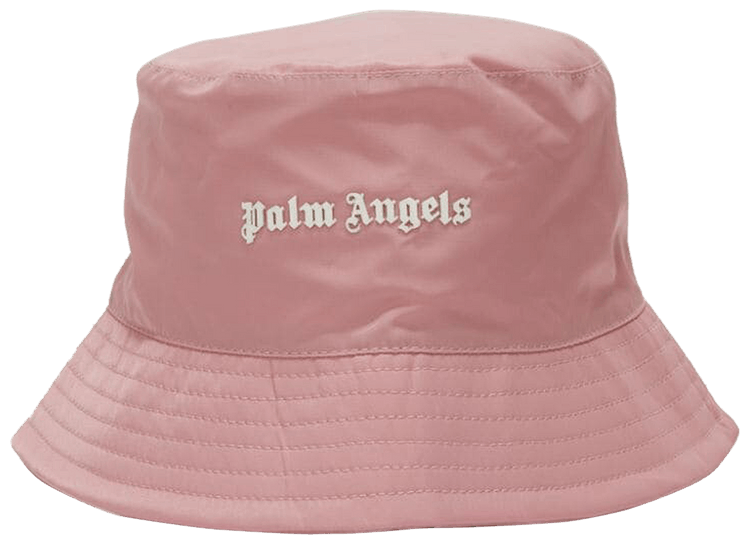 美品 PALM ANGELS バケットハット CLASSIC LOGO Palm Angels Classic Logo Bucket Hat Black Men's - SS23 - US