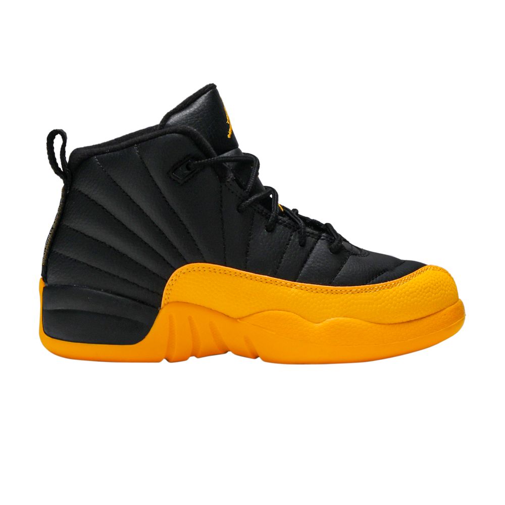 Air Jordan 12 Retro PS 'University Gold' | Black | Kid's Size 3
