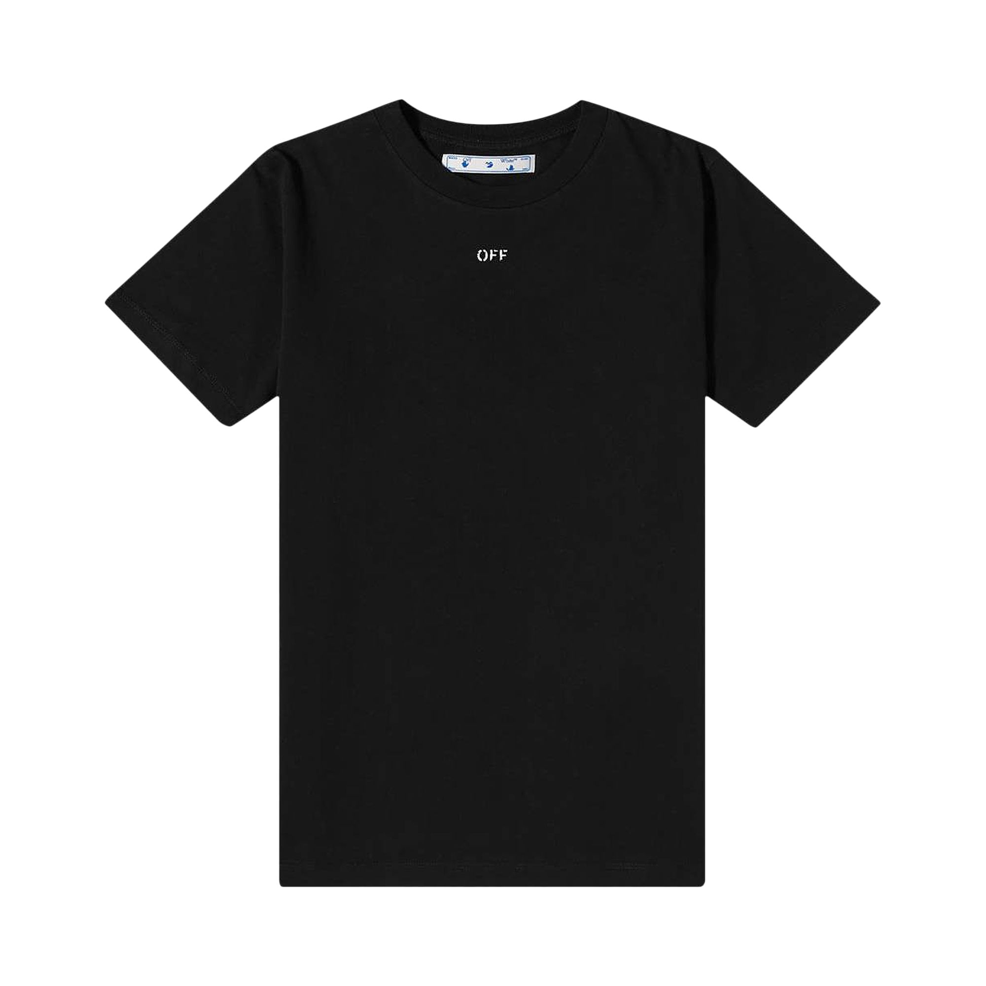 Off-White Stencil Short-Sleeve Slim Tee 'Black/White' | Men's Size S