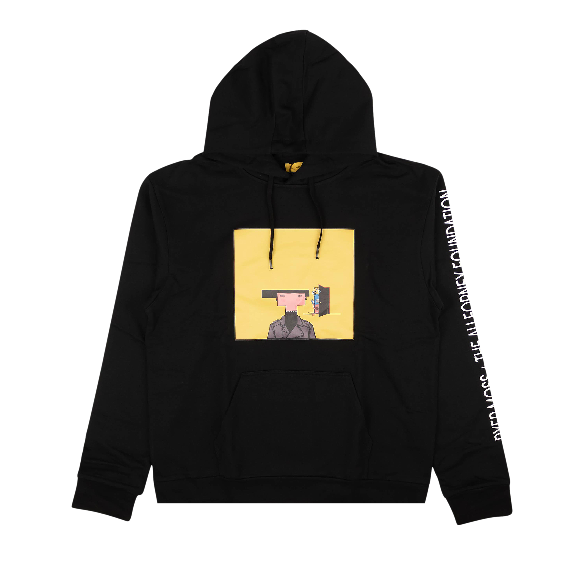 Pre-owned Pyer Moss Square Graphic Hooded Sweatshirt 'black/yellow'