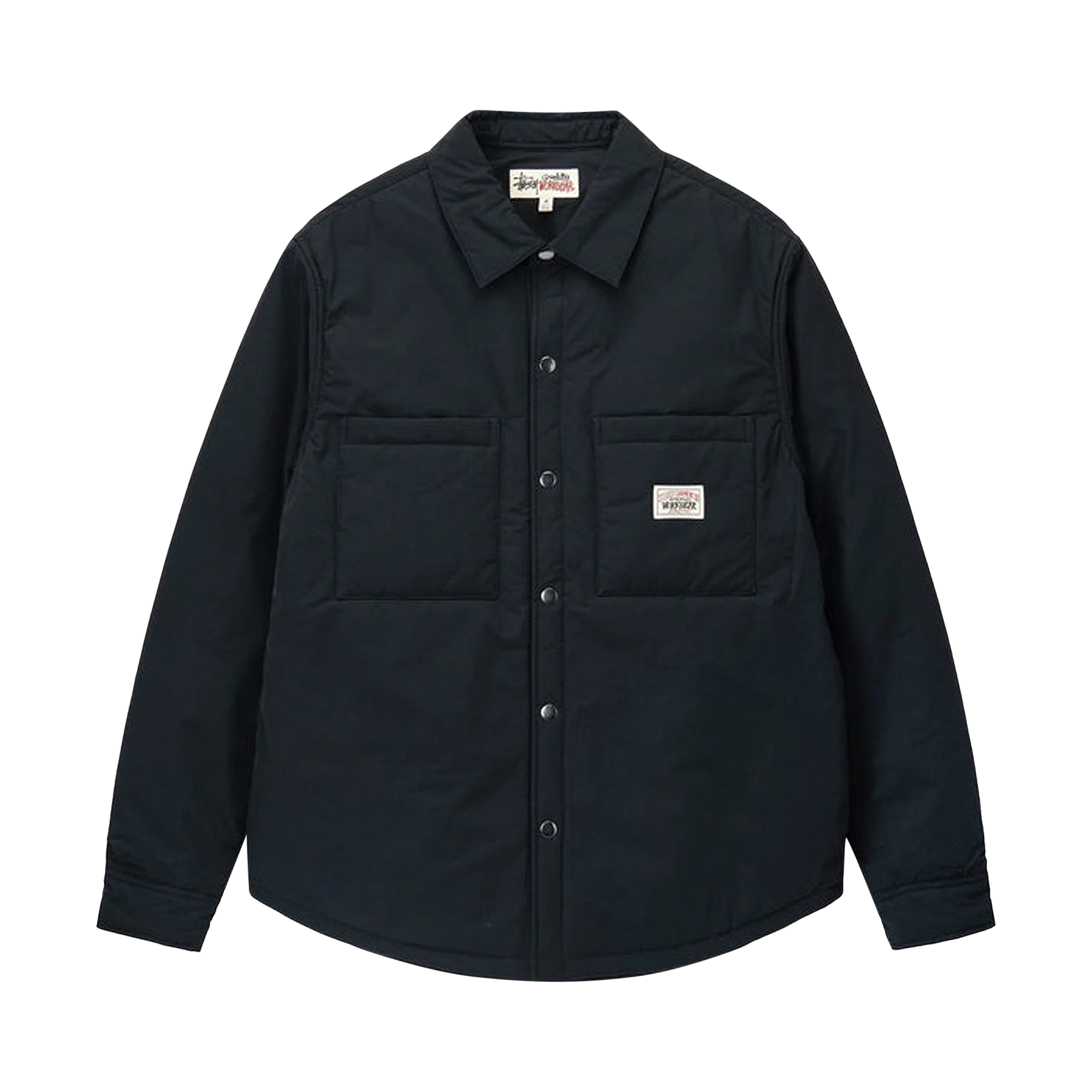 Pre-owned Stussy Padded Tech Over Shirt 'black'