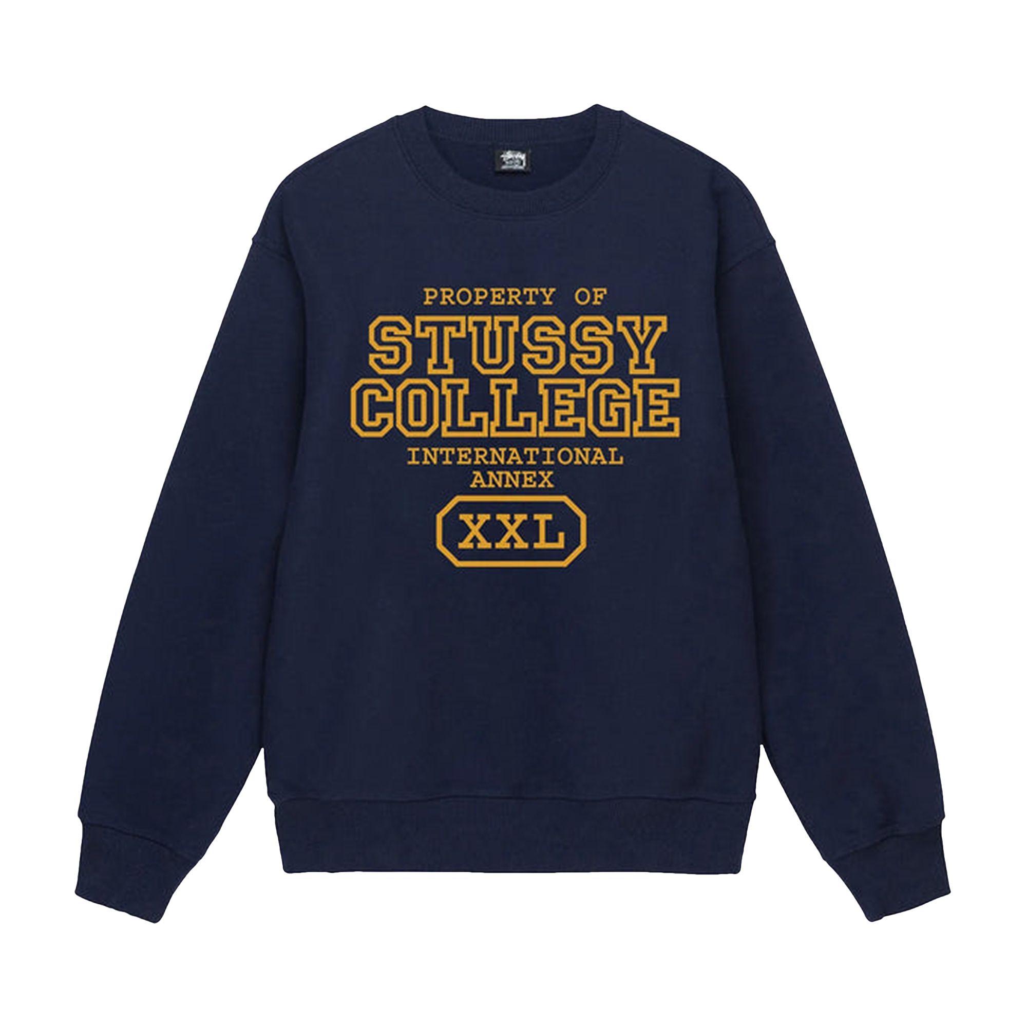 Pre-owned Stussy Property Of Crew 'navy' | Blue | Men's Size Xl