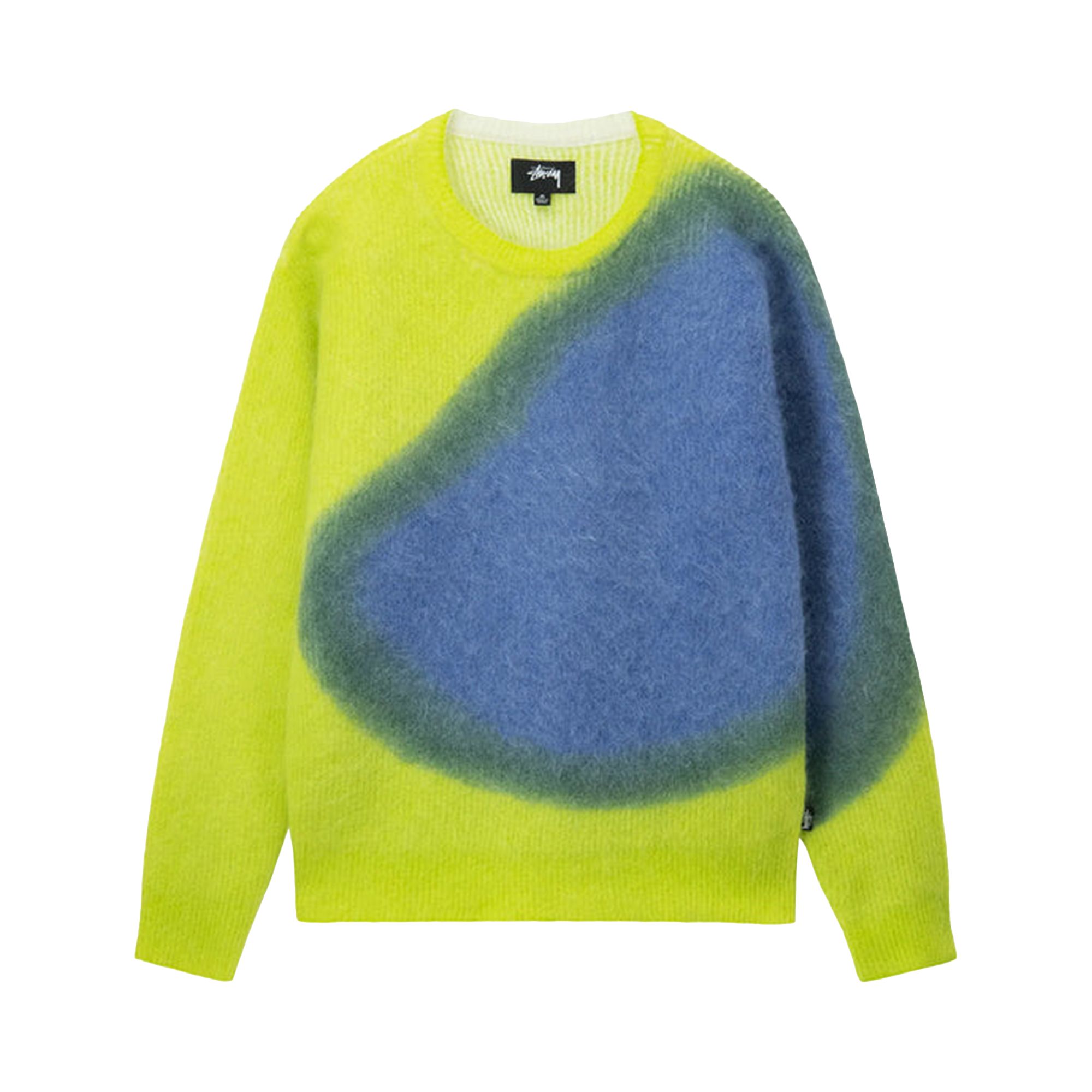 Stussy Brushed Dot Sweater 'Lime' | Green | Men's Size L