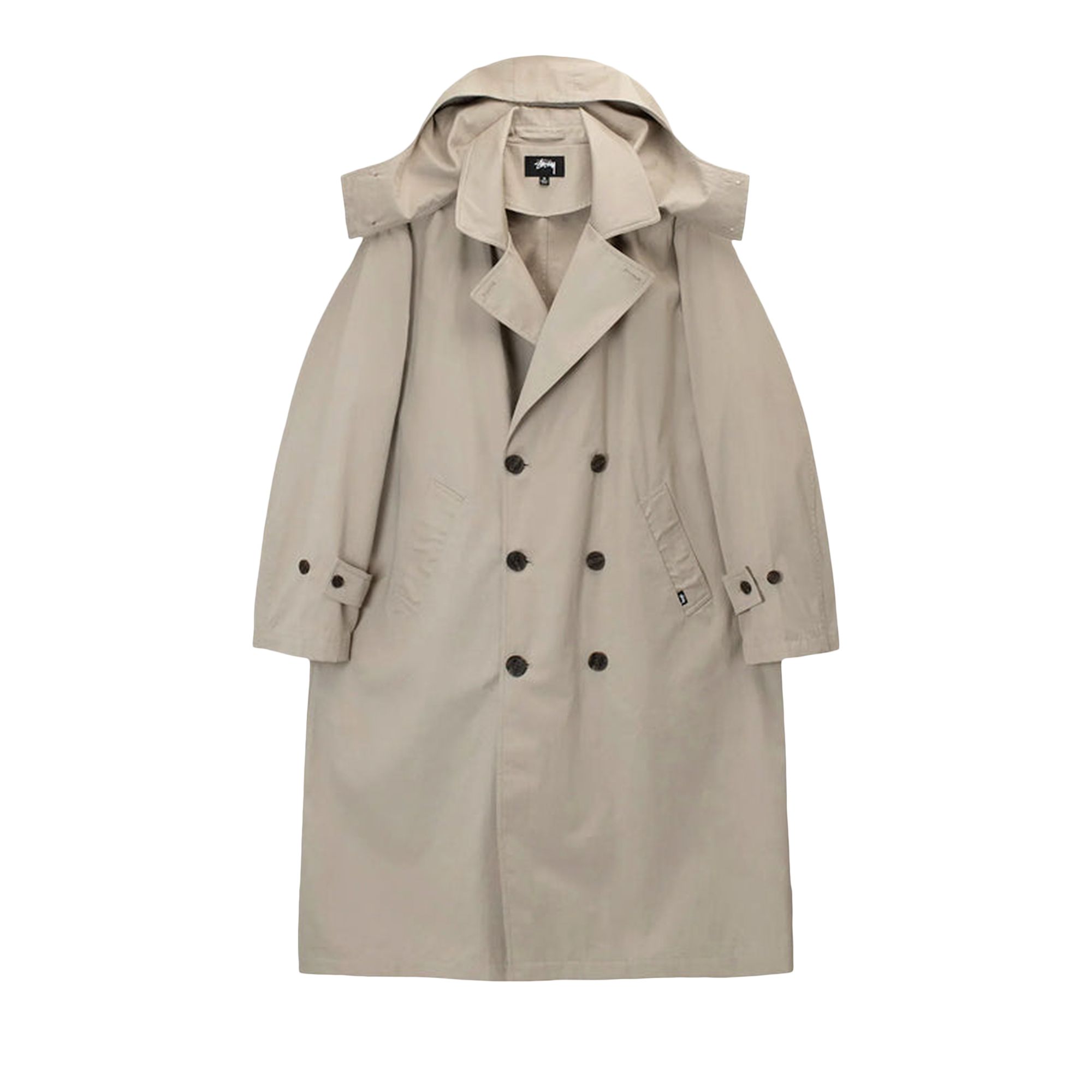 Stussy Solar Trench Coat 'Khaki' | Tan | Men's Size M