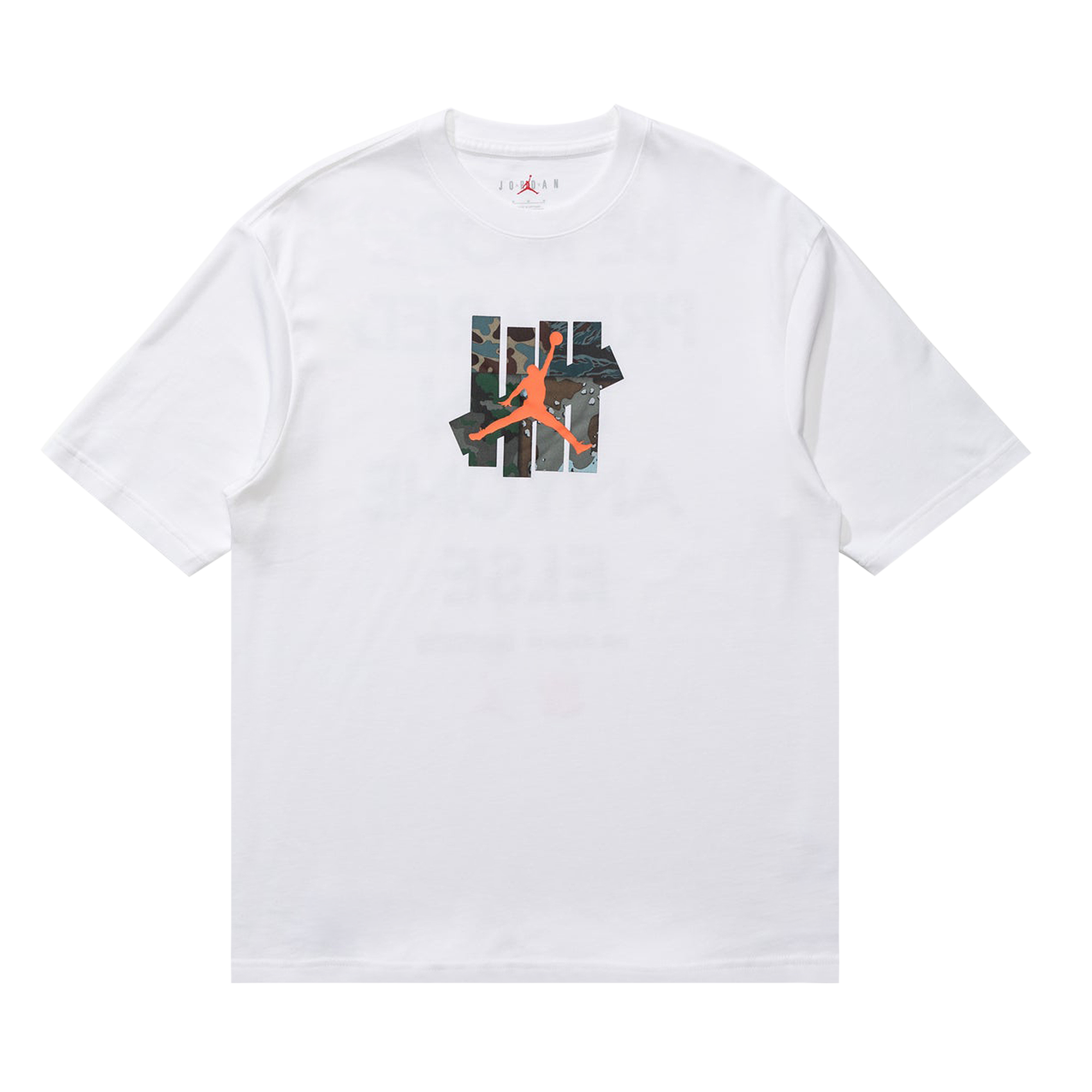 Pre-owned Air Jordan X Undefeated Strikes T-shirt 'white'