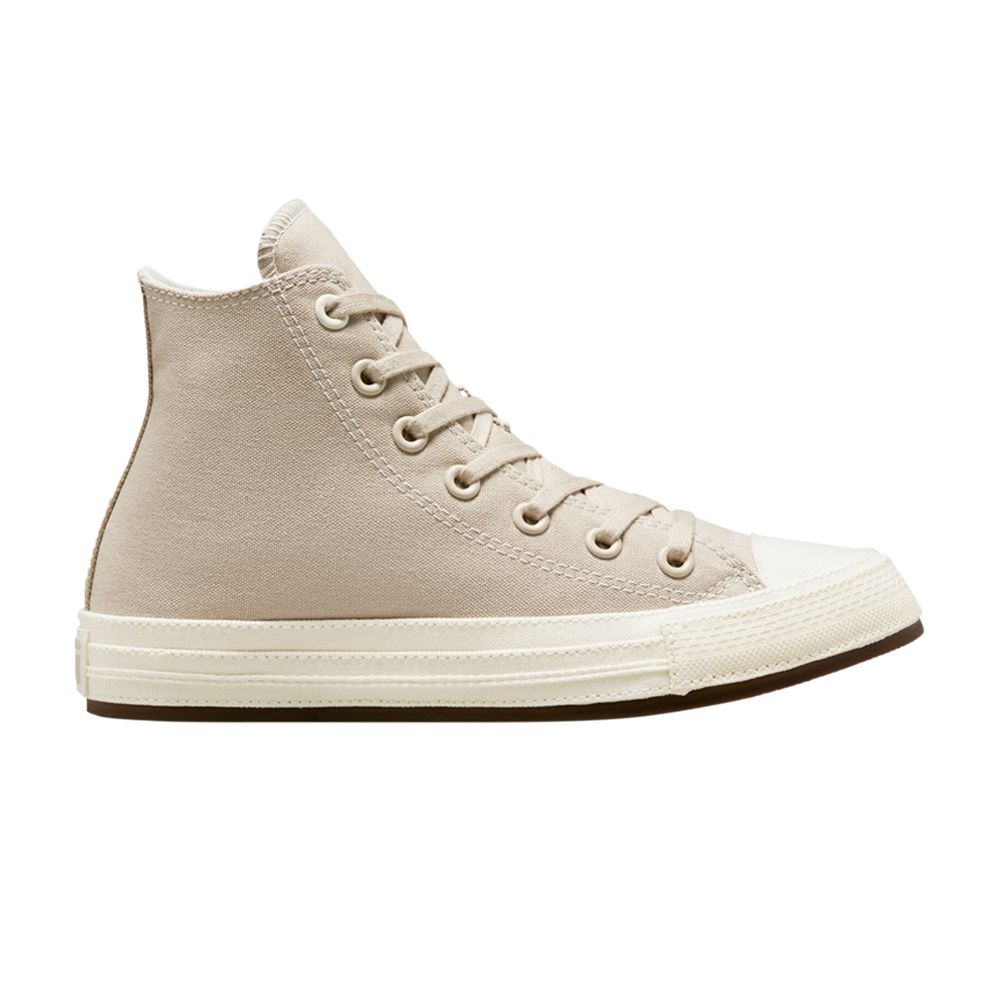Pre-owned Converse Wmns Chuck Taylor All Star High 'beach Stone' In Grey