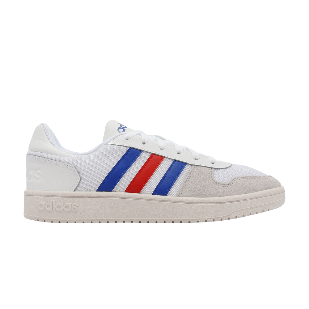 Pre-owned Adidas Originals Hoops 2.0 'white Blue Red'