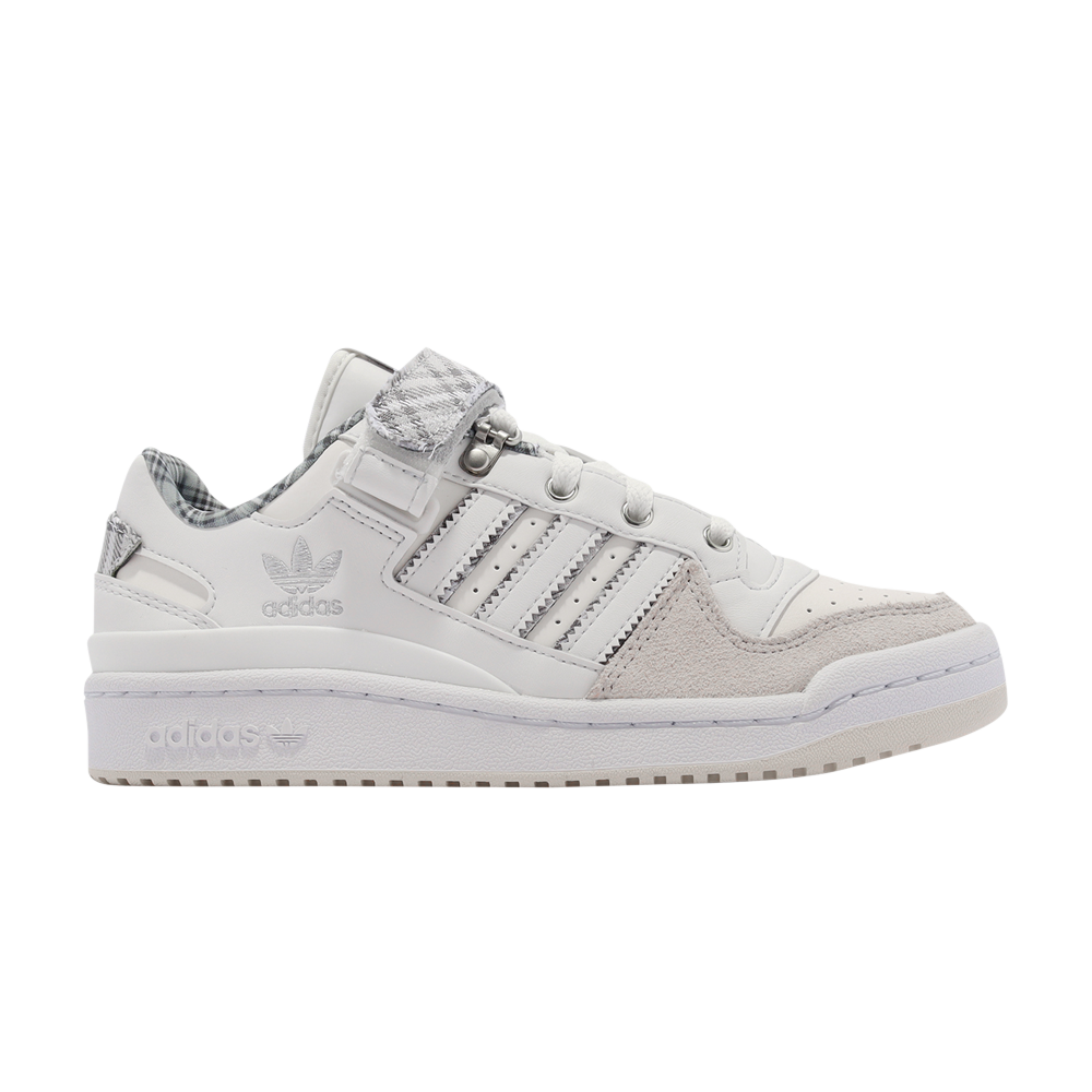 Pre-owned Adidas Originals Wmns Forum Low 'crystal White Plaid'