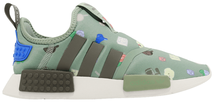 LEGO x adidas NMD 360 J Solar Green Bricks