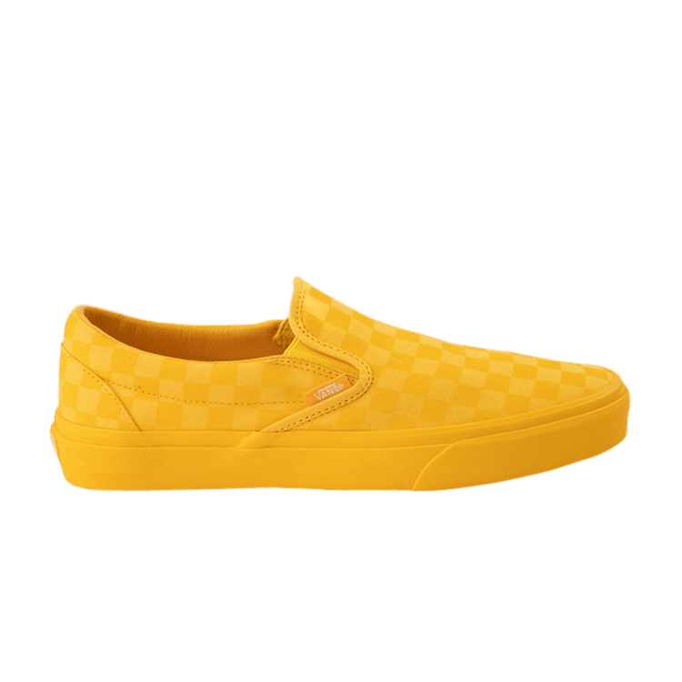 Buy Classic Slip On Mono Checkerboard Spectra Yellow VN0A4U380AL GOAT