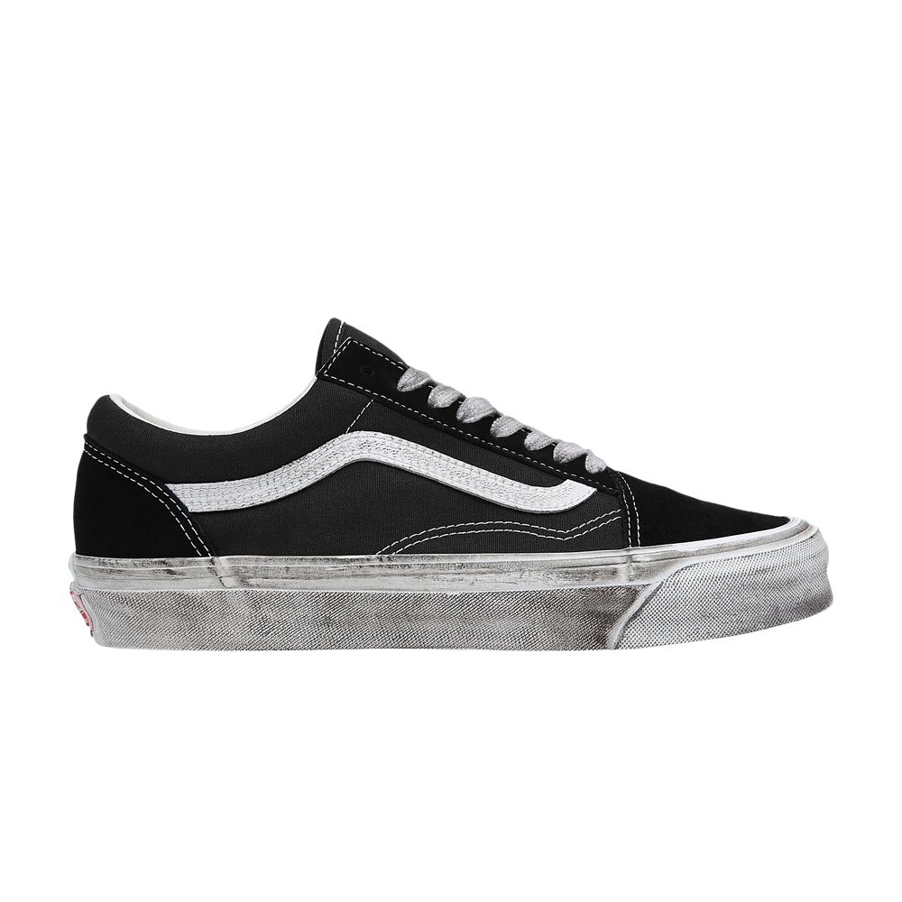 Pre-owned Vans Og Old Skool Lx 'stressed - Black White'